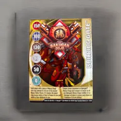 Bakugan:New Vestroia | Building Gate ??Gold Gate Card |Serial #91022JF - Image 1