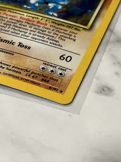 Machamp 8/102 1st Edition Holo Rare Base Set Pokemon TCG Card - Image 3