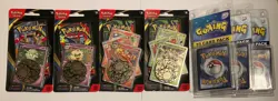 Pokemon TCG Phantasmal Flames Blister Booster Set of 4! + 3 Mystery Card Packs! - Image 3