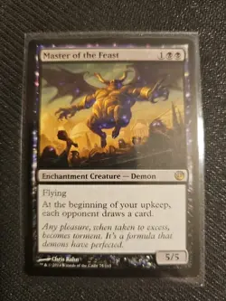 Master of the Feast Journey Into NYX Regular Rare MTG Magic the Gathering Card - Image 1