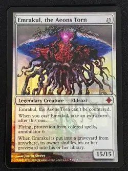 1x MTG Emrakul, the Aeons Torn (Foil) - Prerelease Cards (PRE) (ROE) #4 - Magic - Image 1