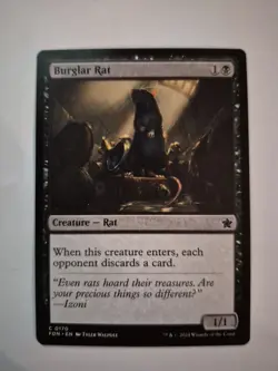Burglar Rat 170 MTG NM Foundations (C) - Image 1