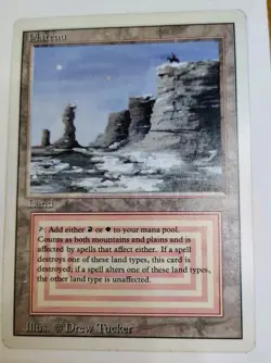 MTG - Plateau - Revised - Dual Land R/W - LP - Magic The Gathering cs02 - Image 2