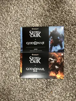 IN HAND Secret Lair x God of War: Norse AND Greek Foil Edition Playstation - Image 1