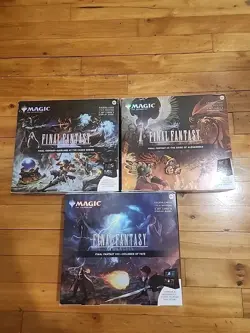 Magic The Gathering Final Fantasy Scene Set Of 3 Sealed & No Camp Comrades - Image 1