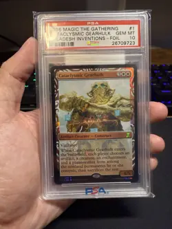 MTG Magic the Gathering CATACLYSMIC GEARHULK Kaladesh Inventions Foil PSA 10 - Image 1