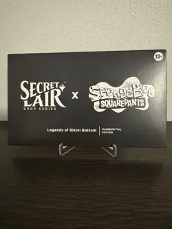 MTG Secret Lair Legends of Bikini Bottom Rainbow Foil Sealed Spongebob - Image 1