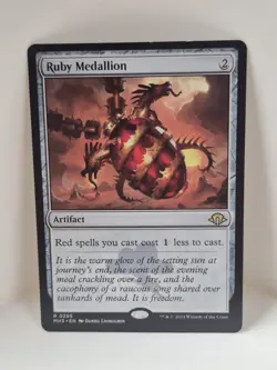 MTG Ruby Medallion - Modern Horizons 3 (MH3) 0295 - Near Mint / Mint - Image 1