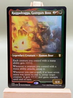 RAGGADRAGGA, GOREGUTS BOSS #548 Foil COMMANDER LEGENDS: BATTLE FOR BALDUR'S GATE - Image 1