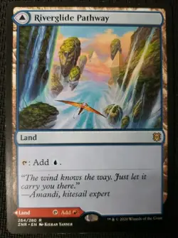 MTG *Riverglide Pathway X1* (MP) Zendikar Rising Magic The Gathering - Image 1