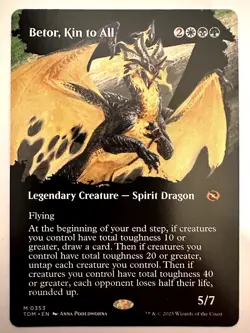 Betor, Kin to All (Borderless) Normal M Tarkir: Dragonstorm 353 NM - Image 1