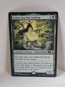 MTG Magic the Gathering Azusa, Lost but Seeking (173/470) Core Set 2021 NM - Image 1