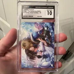Together Forever Final Fantasy X MTG Art Series 32/53 CGC 10 Yuna Tidus Pop 1 🔥 - Image 1