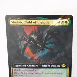 Shelob, Child of Ungoliant Extended Art Surge Foil 785 LoTR MTG LP See Video - Image 3
