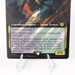 Shelob, Child of Ungoliant Extended Art Surge Foil 785 LoTR MTG LP See Video - Image 4