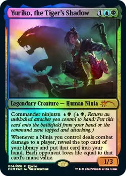 MTG FOIL Yuriko, the Tiger's Shadow Lunar New Year - Promo: General NM English - Image 1