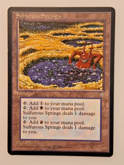 MTG Sulphurous Springs - Ice Age 1995 (LP) - Image 1