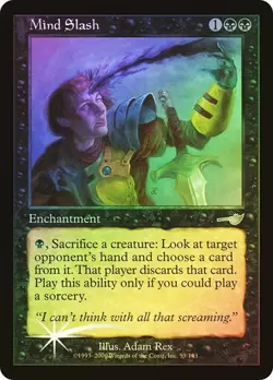 Nemesis MTG Foil Mind Slash Magic - Image 1