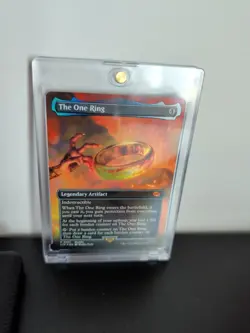 The One Ring Borderless Foil - Mythic - Lord of the Rings LOTR MTG - Image 1