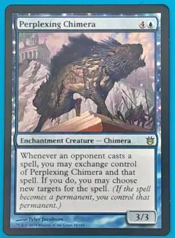 MTG Perplexing Chimera Magic the Gathering Rare Lightly Played LP - Image 1