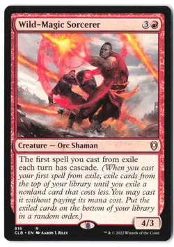 Wild-Magic Sorcerer 816 CLB MTG NM - Image 1