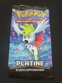 BOOSTER POKEMON VIDE / EMPTY PLATINE DE BASE SHAYMIN EXCELLENT ETAT FR - Image 1