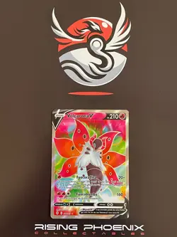 Rising Phoenix Pokemon - Volcarona V 170/203 Evoluzioni Eteree Holo NM Ita #2084 - Image 1