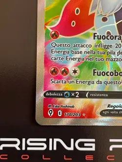 Rising Phoenix Pokemon - Volcarona V 170/203 Evoluzioni Eteree Holo NM Ita #2084 - Image 4