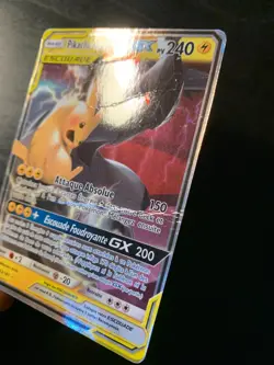 Carte Pokemon : Pikachu et Zekrom GX 33/181 Duo de Choc Francaise - Image 3