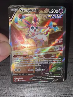 Carte Pokemon Nymphali V 184/203 Alternative Evolution Celeste Epee Et Bouclier - Image 3