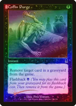 Coffin Purge FOIL Odyssey NM Black Common MAGIC THE GATHERING CARD ABUGames - Image 1