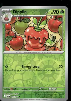 Pokemon Dipplin 017/182 Destined Rivals Reverse Holo Common 2 Card Lot - Image 1