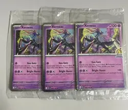 Xerneas Holo 064/132 ASIA Stamped Promo Card Sealed Pokemon Mega Evolutions - Image 1