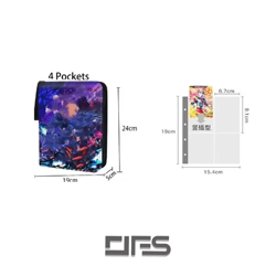 Dragon Ball Z TCG BINDER Fusion World GOKU Vegito trading Card Book Album 4 GRID - Image 3