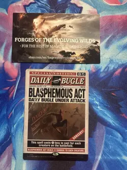 Blasphemous Act Foil Marvel's Spider-Man: Daily Bugle Breaking News Secret Lair - Image 1