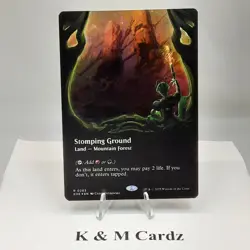 MTG - Edge of Eternities - Stomping Ground - Borderless - Foil - 0283 - NM - Image 1