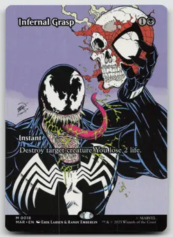 Infernal Grasp (Borderless) M Normal Marvel Universe Eternal-Legal 18 NM - Image 1