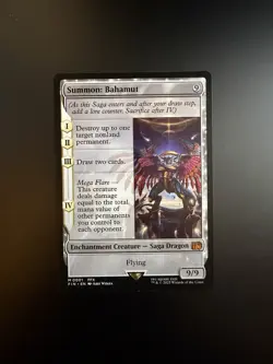 MTG Final Fantasy English Summon: Bahamut 0001 Non-Foil - Image 1