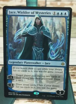 MTG Magic the Gathering Jace, Wielder of Mysteries (54/330) War of the Spark LP - Image 1