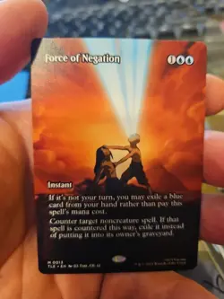 MTG - Avatar: The Last Airbender - Force of Negation - Borderless Source- NM -NF - Image 1
