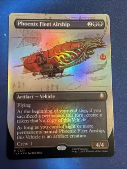 Phoenix Fleet Airship - 323 - MTG Avatar: The Last Airbender - Borderless - FOIL - Image 1