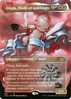 MTG Gisela, Blade of Goldnight (218/1431) Secret Lair Drop Series NM - Image 1