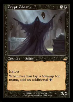 MTG Magic the Gathering Crypt Ghast (322/497) Ravnica Remastered NM - Image 1