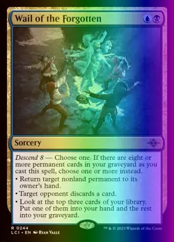 MTG Wail of the Forgotten (244/491) The Lost Caverns of Ixalan LP FOIL - Image 1