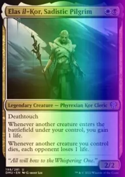 MTG Elas il-Kor, Sadistic Pilgrim (198/552) Dominaria United LP FOIL - Image 1