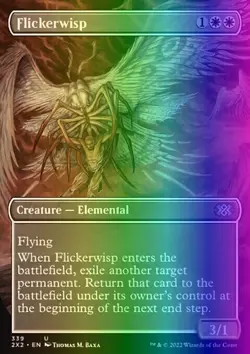 MTG Magic the Gathering Flickerwisp (339/686) Double Masters 2022 NM FOIL - Image 1