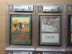 Lot of 6 BGS Graded Cards 8-9 [Legends] English Mtg Magic Tracking! - Image 2