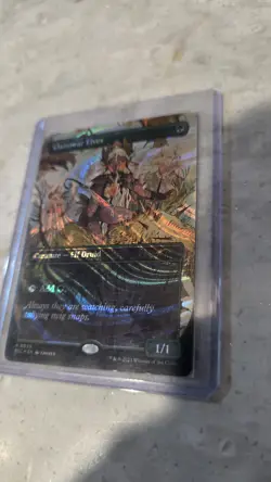 MTG Llanowar Elves Secret Lair Halo Foil Magic The Gathering - Image 2