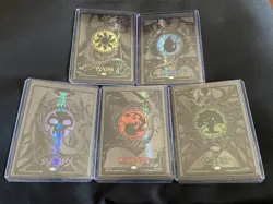 MtG Secret Lair Spiderman Mana Symbiote Raised Foil Lands (Set of 5) PACK FRESH! - Image 1