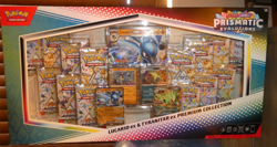 Pokemon TCG SV Prismatic Evolutions Lucario EX & Tyranitar EX Premium Collection - Image 1